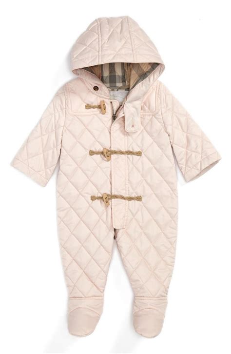 burberry snowsuit baby girl.